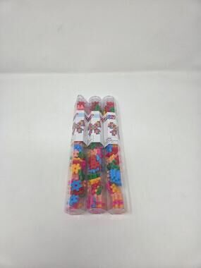 Pink Dark & Light and Blue Hashtag Building Blocks Set of 3